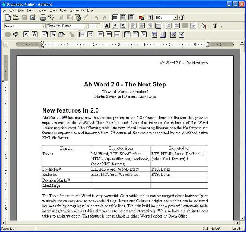 AbiWord for Windows: A Free and Fast Text Editor