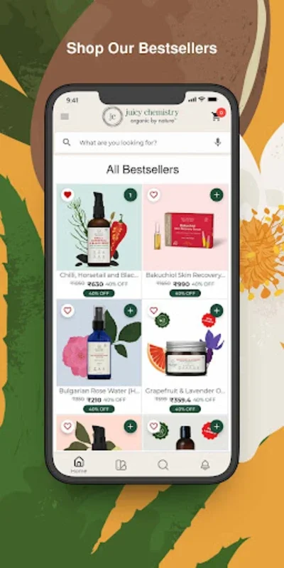 Juicy Chemistry for Android - Organic Skincare at Its Best