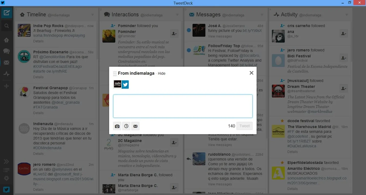 TweetDeck Portable for Windows - Streamlined Twitter Management