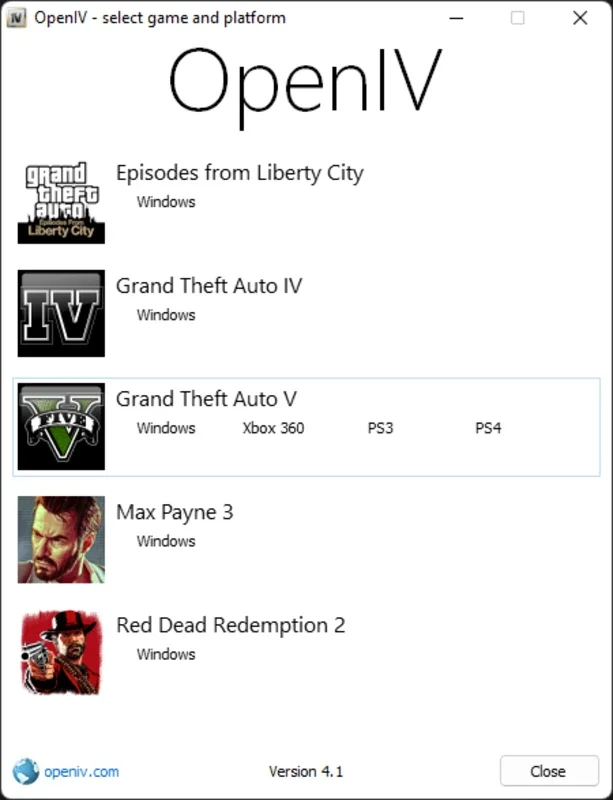 OpenIV for Windows - Enhance Your Rockstar Games