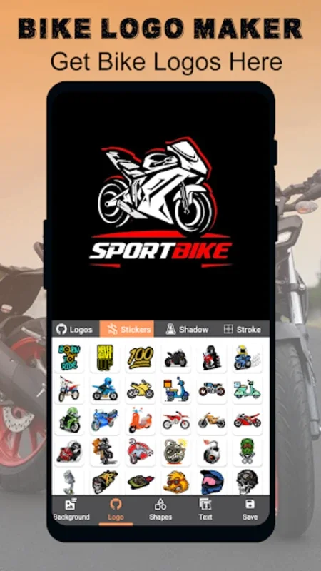 Bike Logo Maker for Android - Create Unique Logos Easily