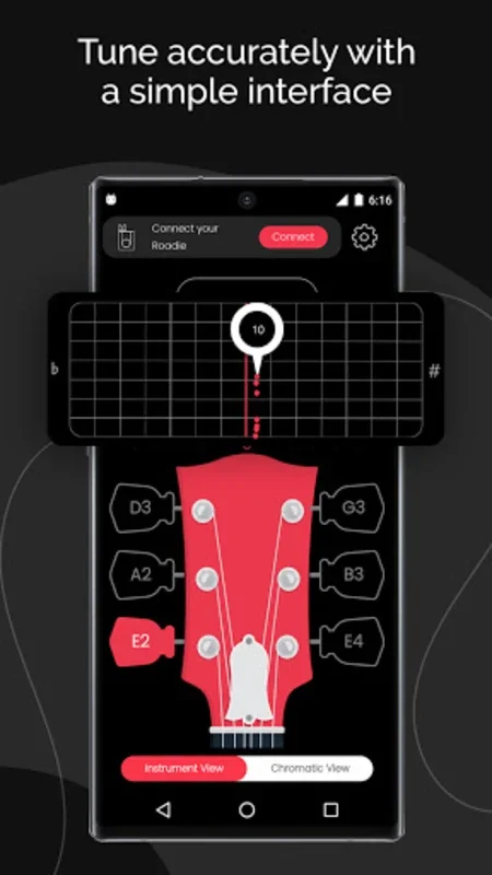 Roadie Tuner - Guitar & Uke for Android: Accurate Tuning App