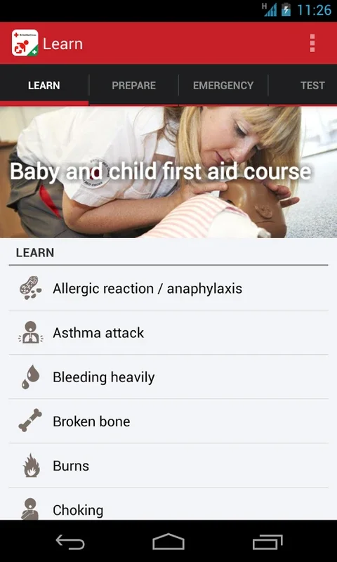 Baby & Child First Aid for Android - Essential Emergency App