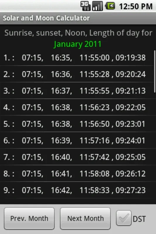 Solar and Moon Calculator for Android: Accurate Celestial Info