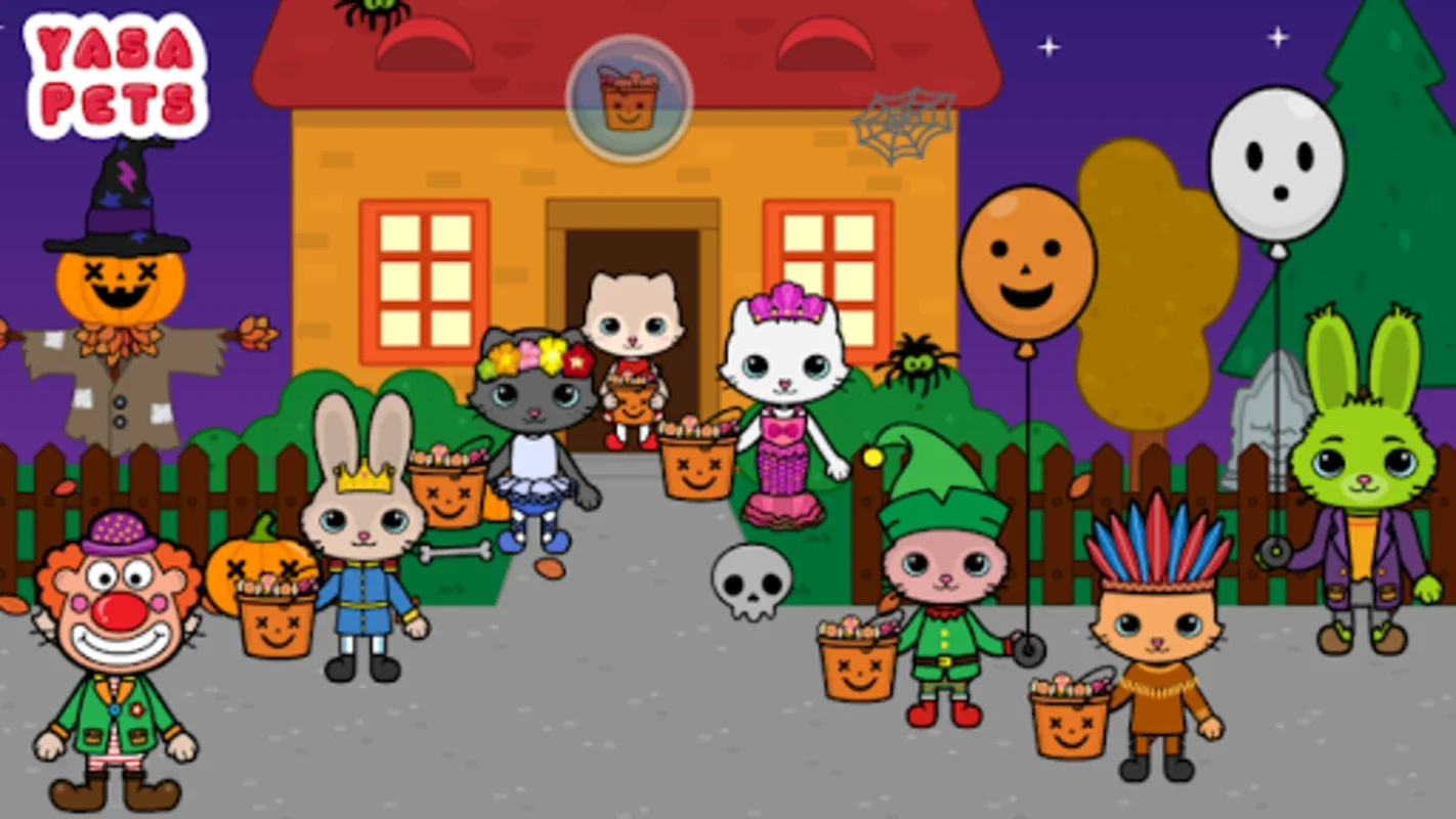 Yasa Pets Halloween for Android: Endless Halloween Fun