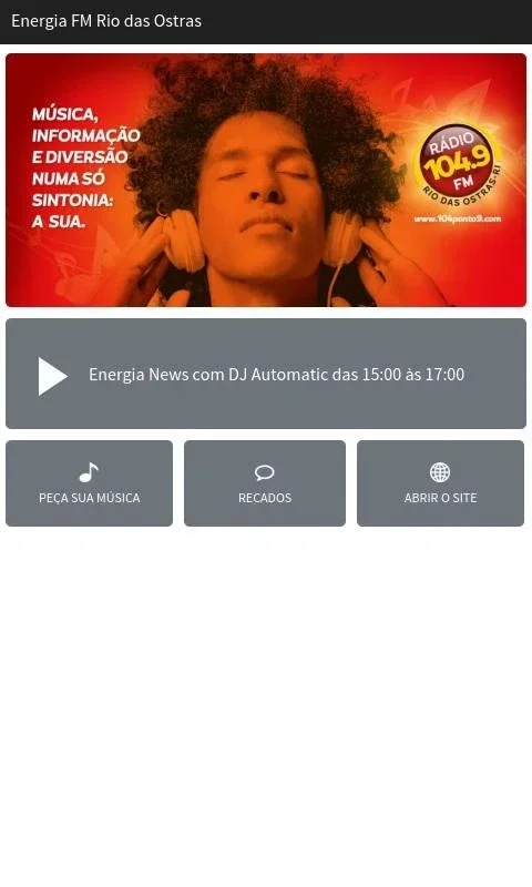 Energia FM Rio das Ostras for Android - Stream Local Radio