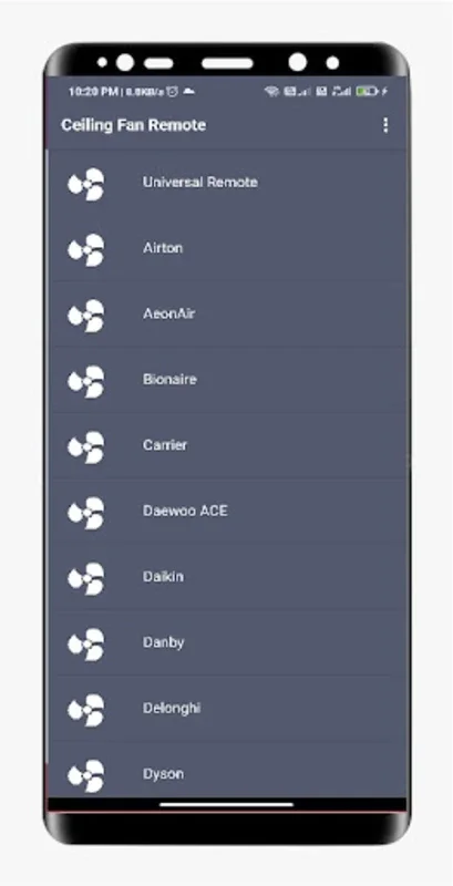 Ceiling Fan Remote Control for Android - Manage Fans with Ease