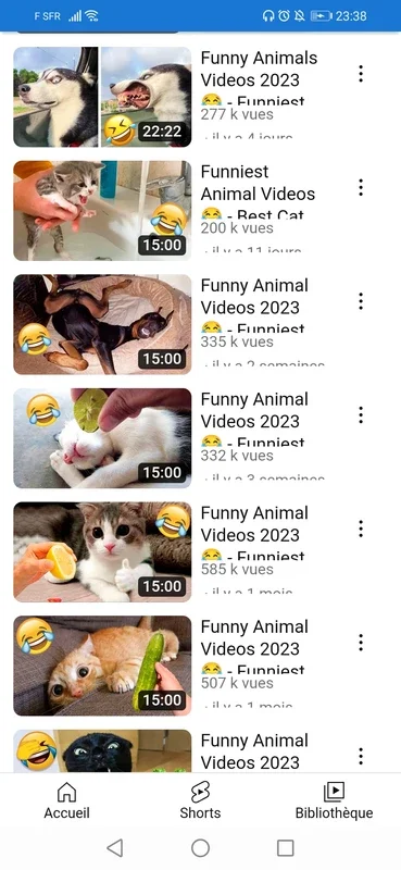 Funny Animals Video for Android - Enjoy Amusing Compilations