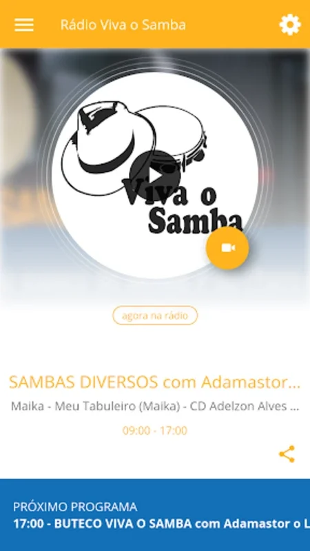 Rádio Viva o Samba for Android - Stream Live Samba Music