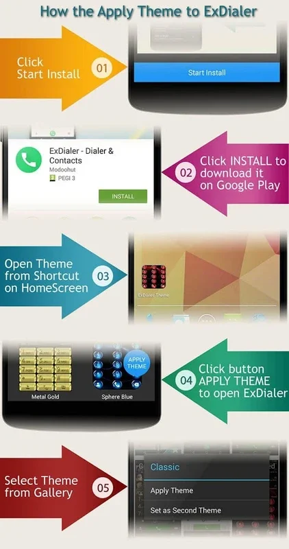 ExDialer AndroidL Theme for Android - Enhance Your Dialer