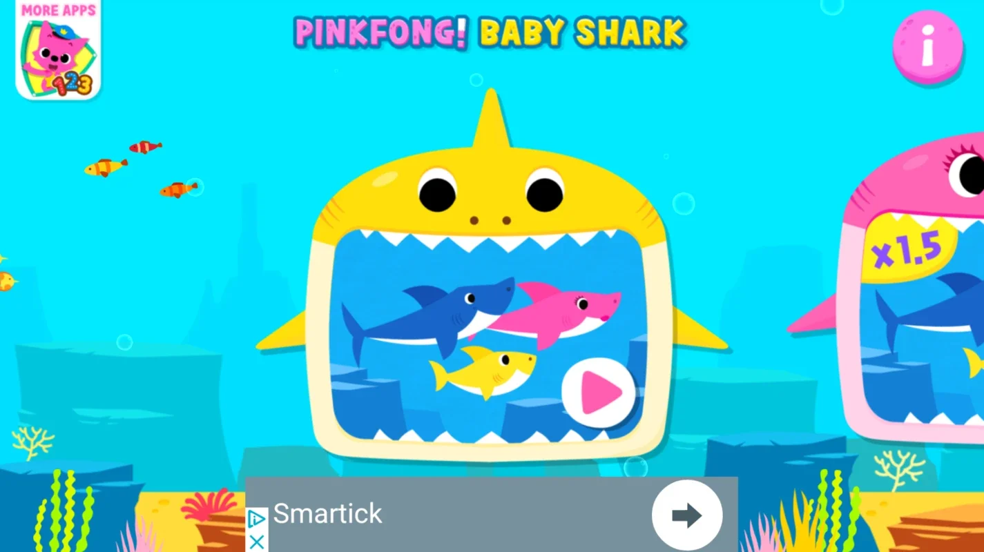 Baby Shark for Android - Enjoy the Musical Rhythm Game