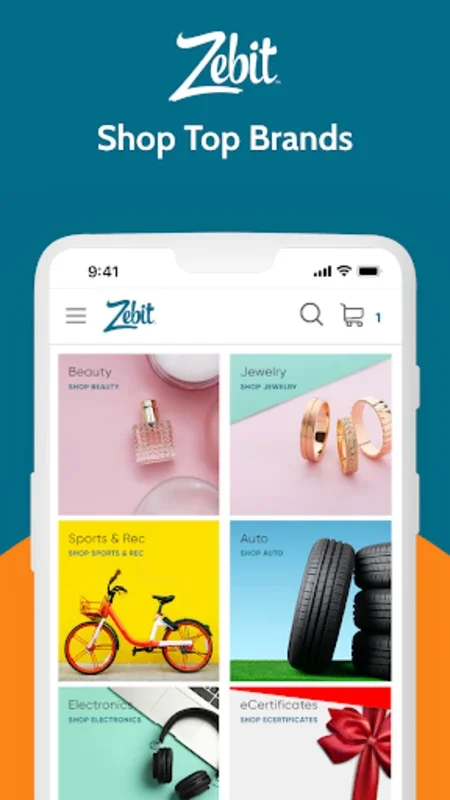 Zebit for Android: Shop with 0% APR and Top Brands