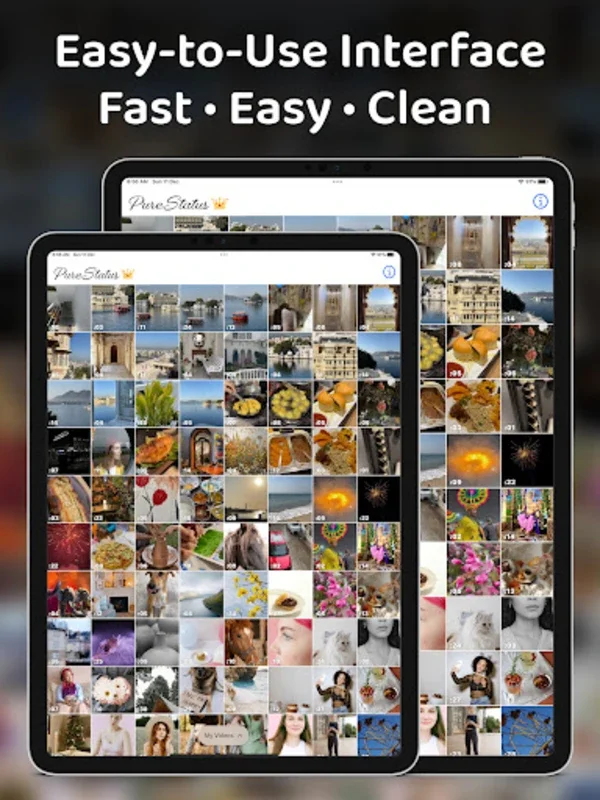 PureStatus: ByeBye Blur Status for Android - Preserve HD Video Quality