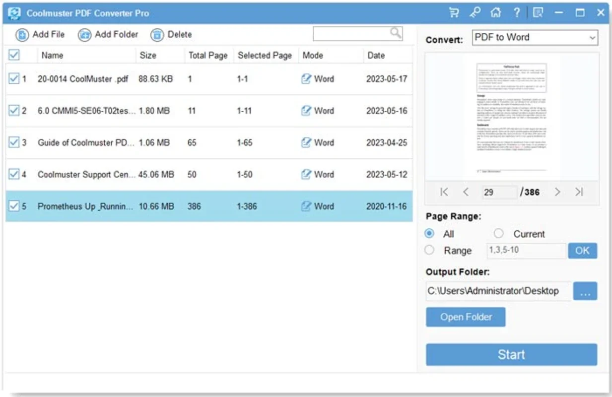 Coolmuster PDF Converter Pro for Windows - Effortless PDF Conversion