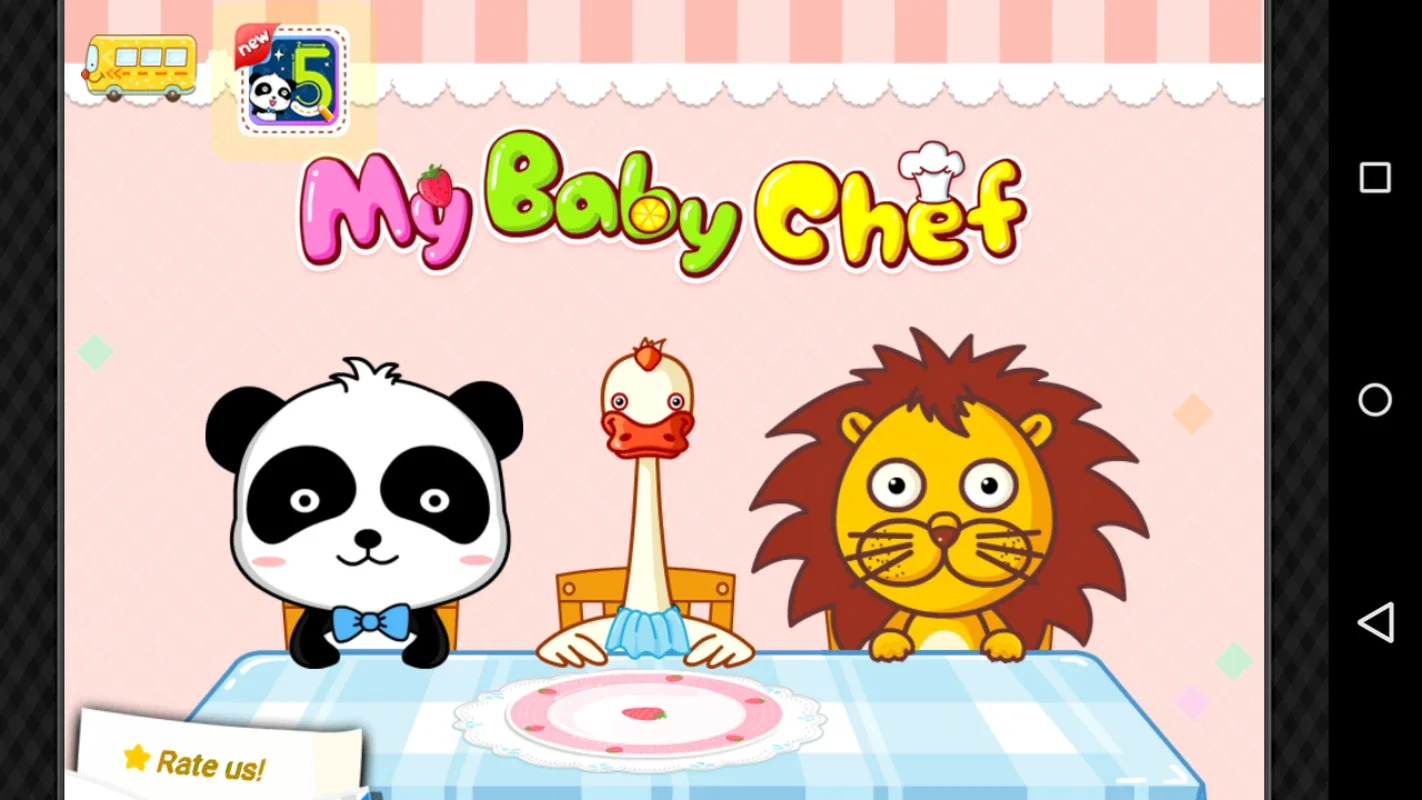 My Baby Chef: Panda's Kitchen for Android - Fun for Kids