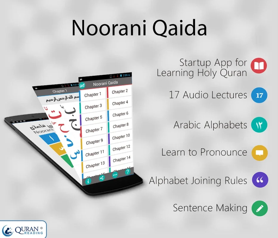 Noorani Qaida for Android - Master Quranic Reading