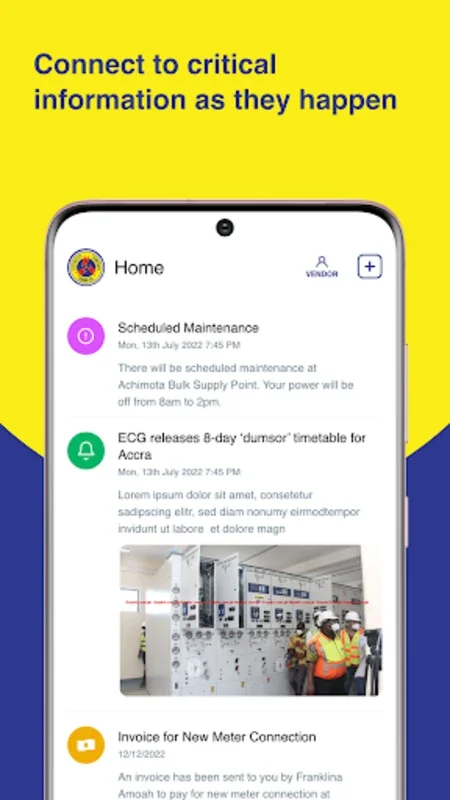 ECG PowerApp for Android - Enhanced Utility Management