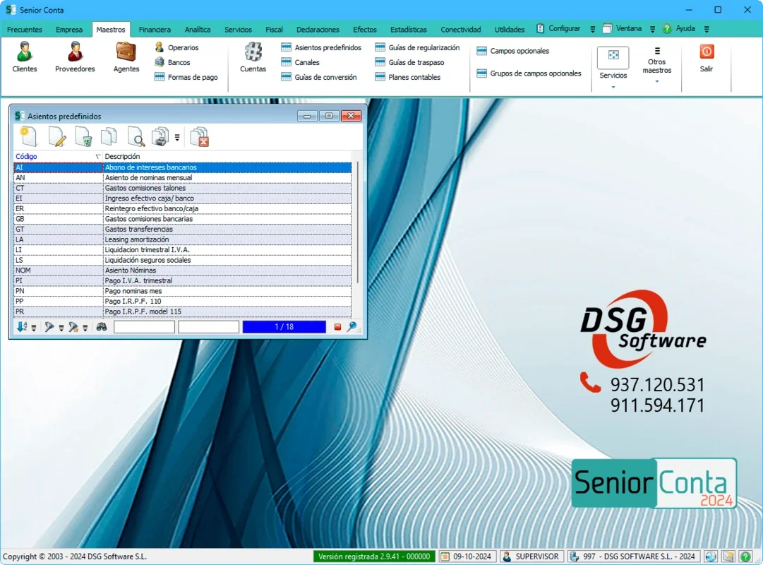 SeniorConta 2010: Powerful Multi-User Accounting Software for Windows