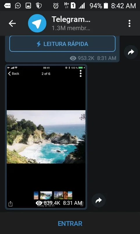 Telegram Black for Android - Darken Your Telegram Interface