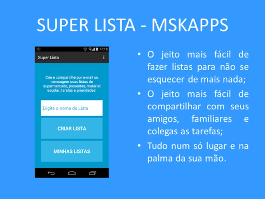 Super List for Android: Streamline List Creation