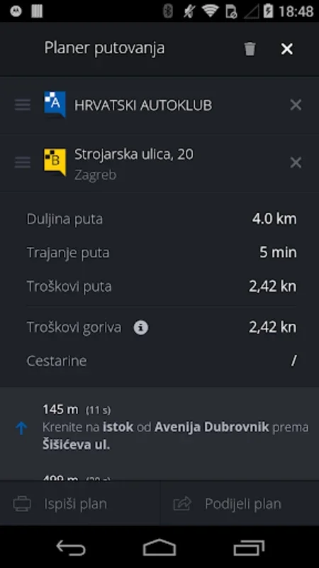 HAKmap for Android - Efficient Navigation App