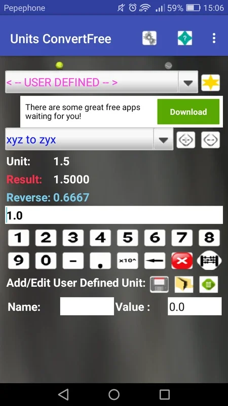 Unit Conversions Eng Free for Android - Efficient Converter