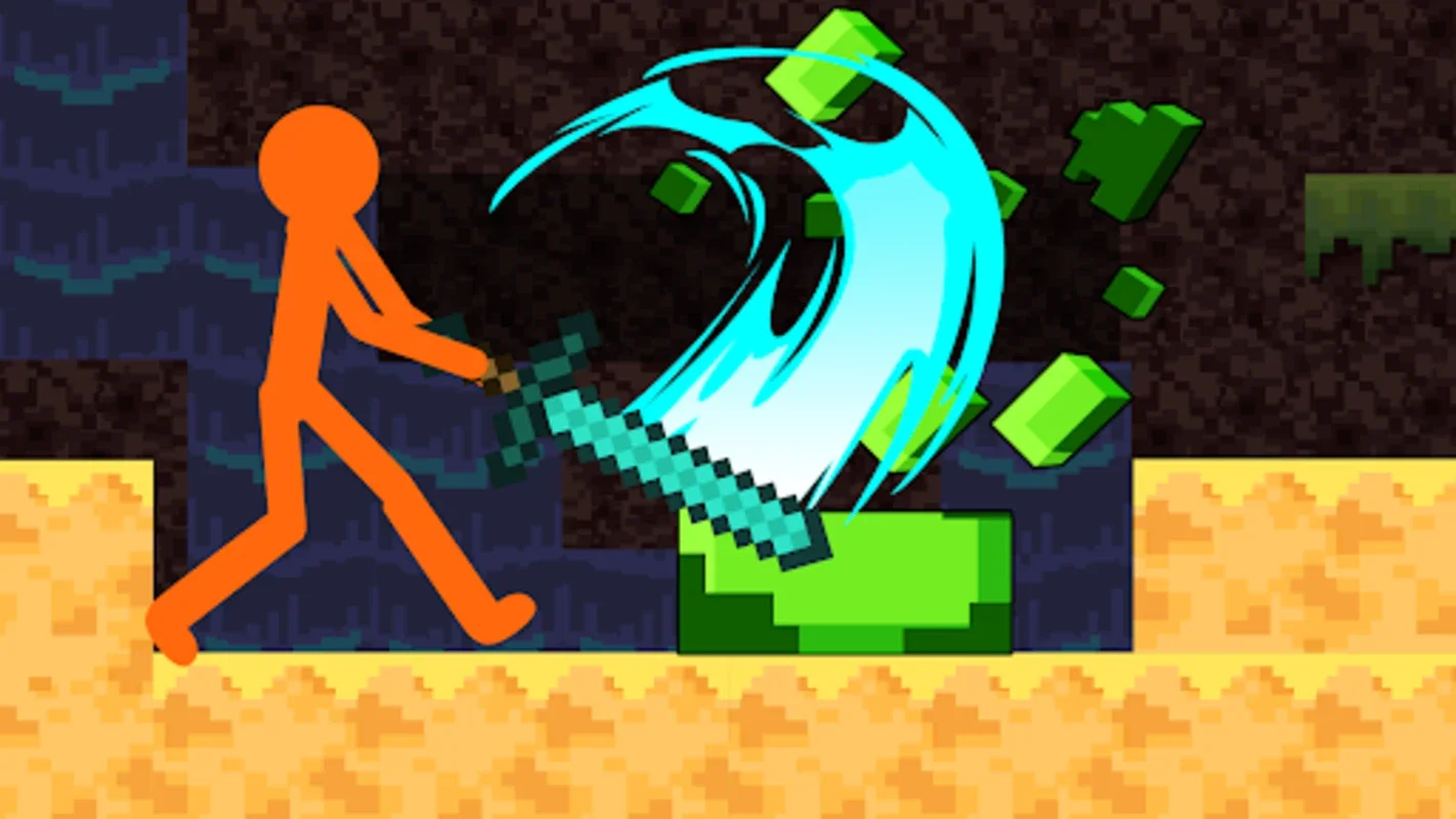 Stickman vs Monster School for Android - Engaging Action