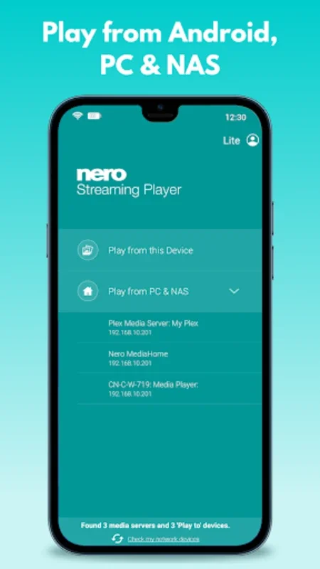 Nero DLNA/UPnP Player for Android: Seamless Streaming