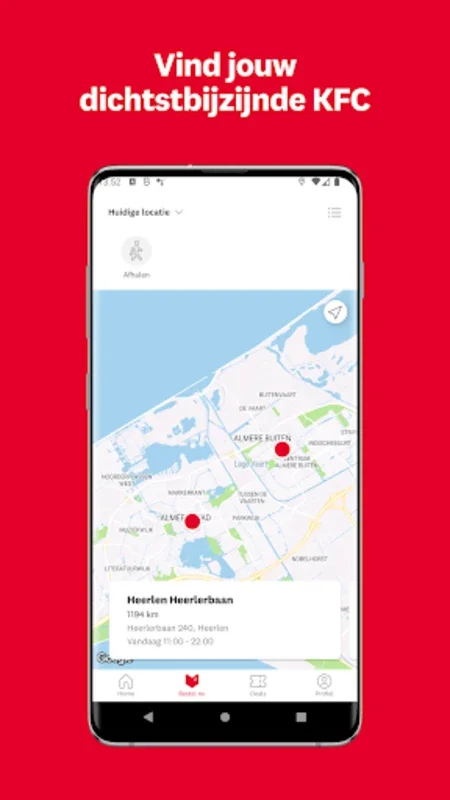 KFC Nederland for Android - Order and Save with Exclusive Deals