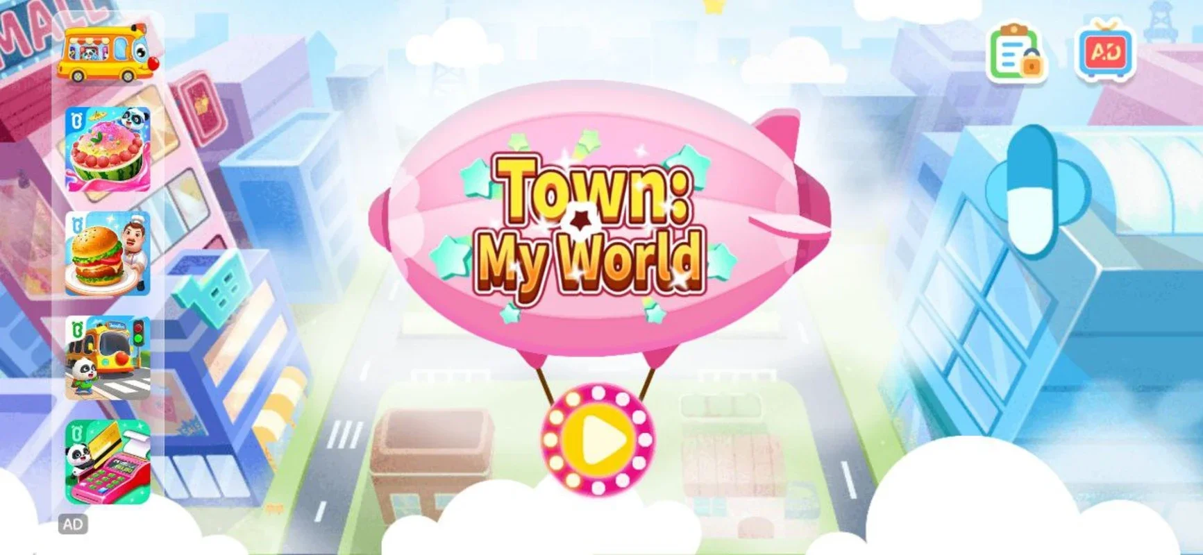 Little Panda's Town: My World: Fun Android Shopping Game for Kids