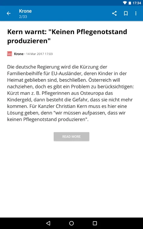 Austria News for Android - Aggregating Austrian News