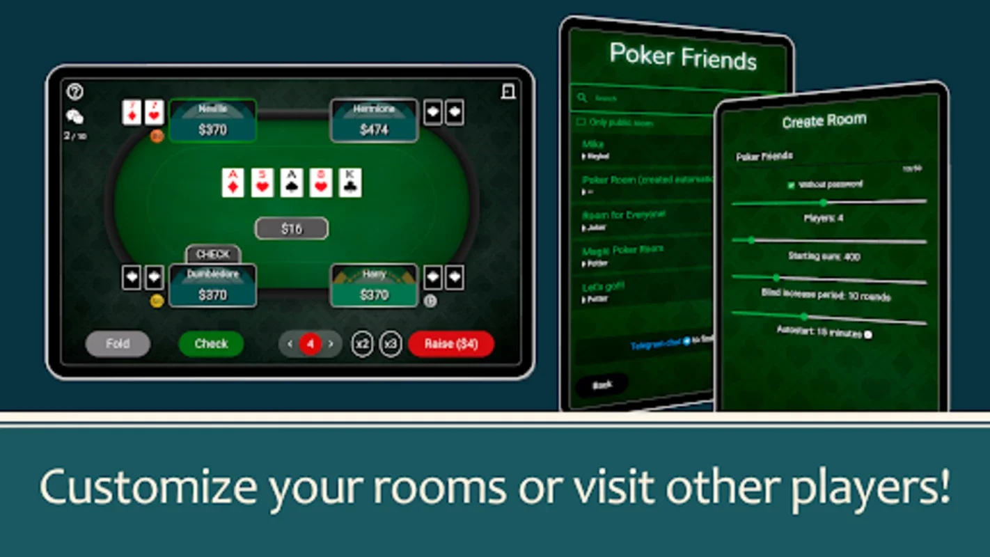 Poker Friends for Android - Global Texas Holdem with Friends