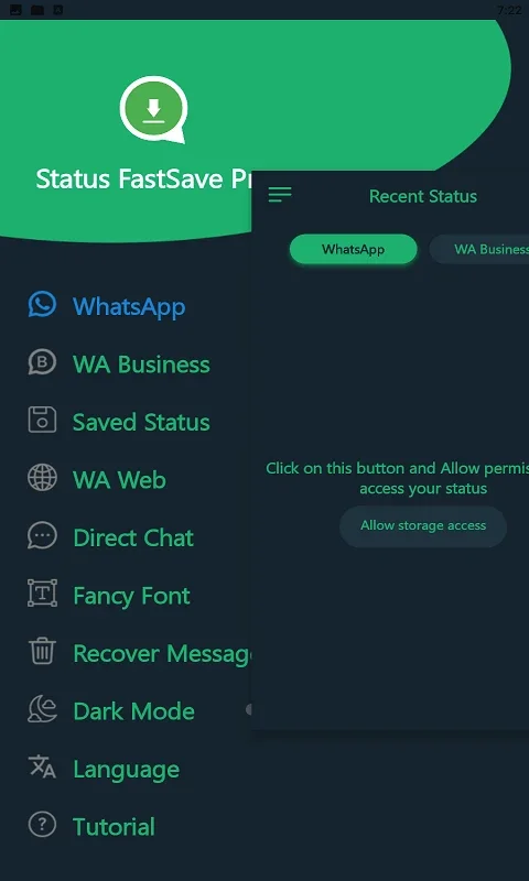 Status FastSave Pro for Android - Save WhatsApp Statuses