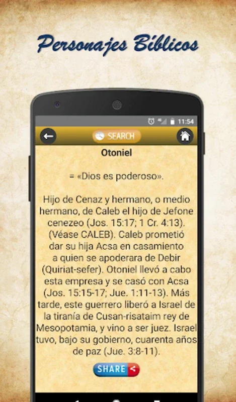 Personajes Bíblicos for Android - In-Depth Biblical Exploration