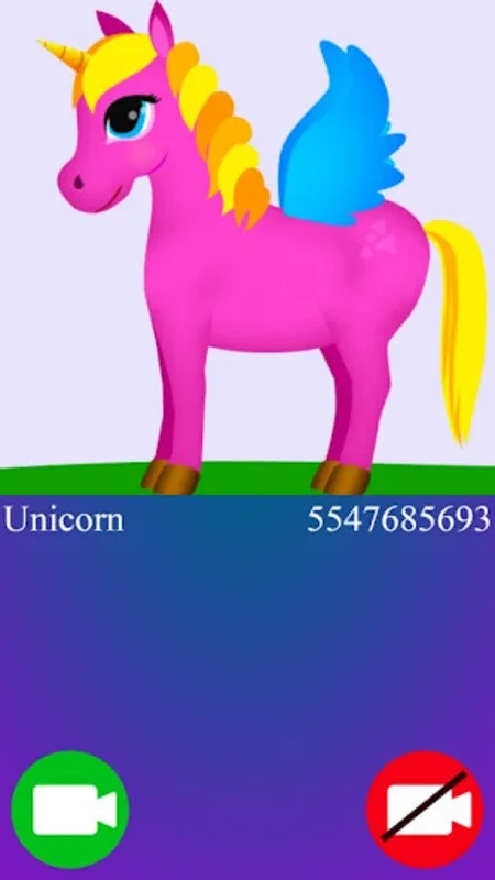 Unicorn Fake Video Call Game for Android - Magical Entertainment