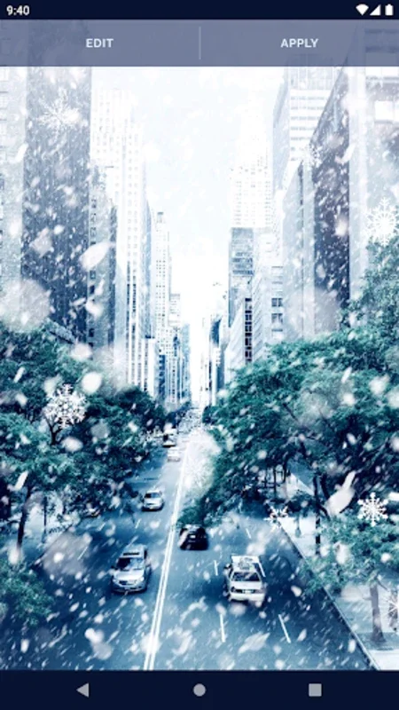 Snowy Winter Live Wallpaper for Android - Customize Your Device