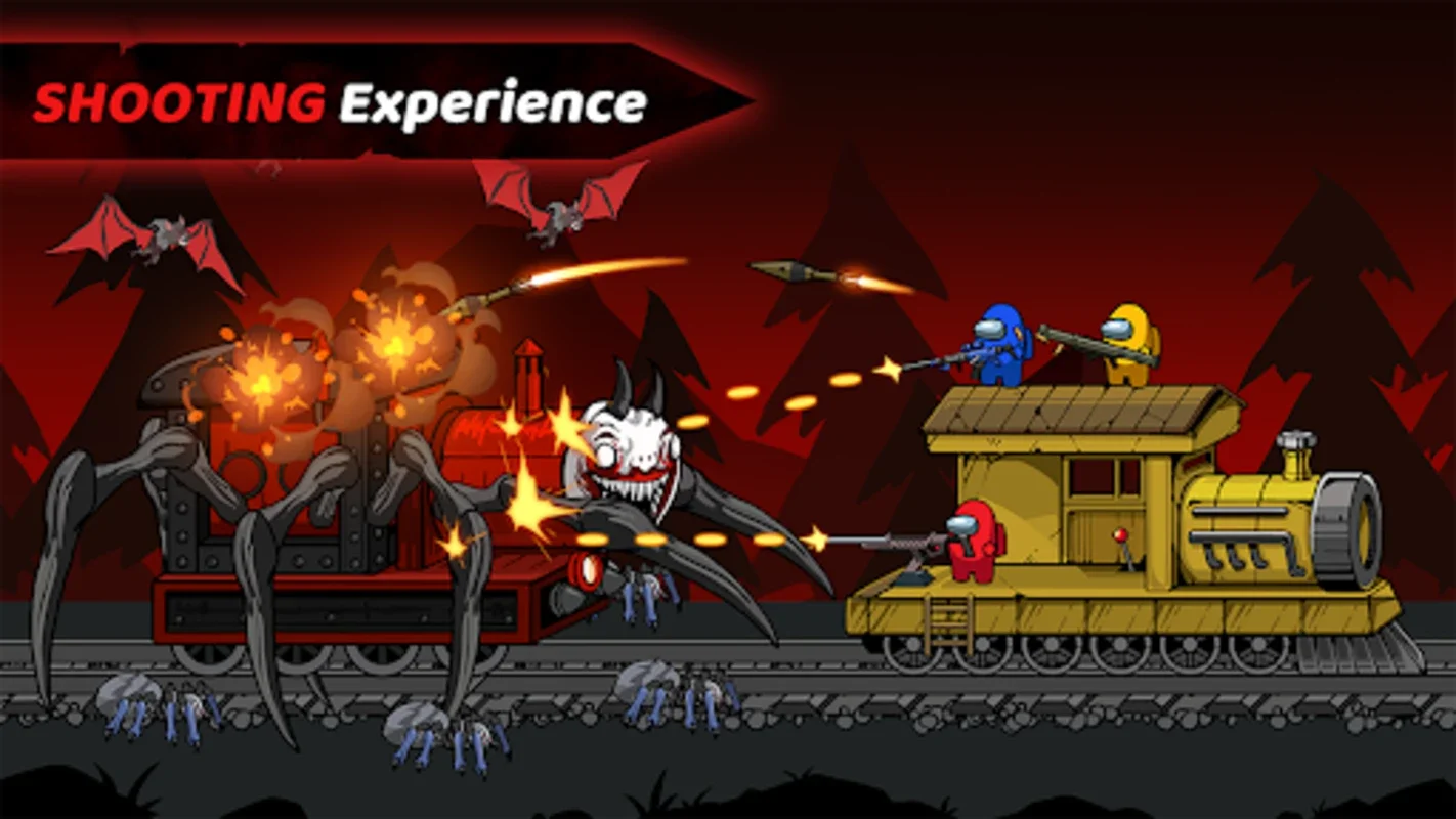 Train Spider : Impostor Shoot for Android - Strategic Survival