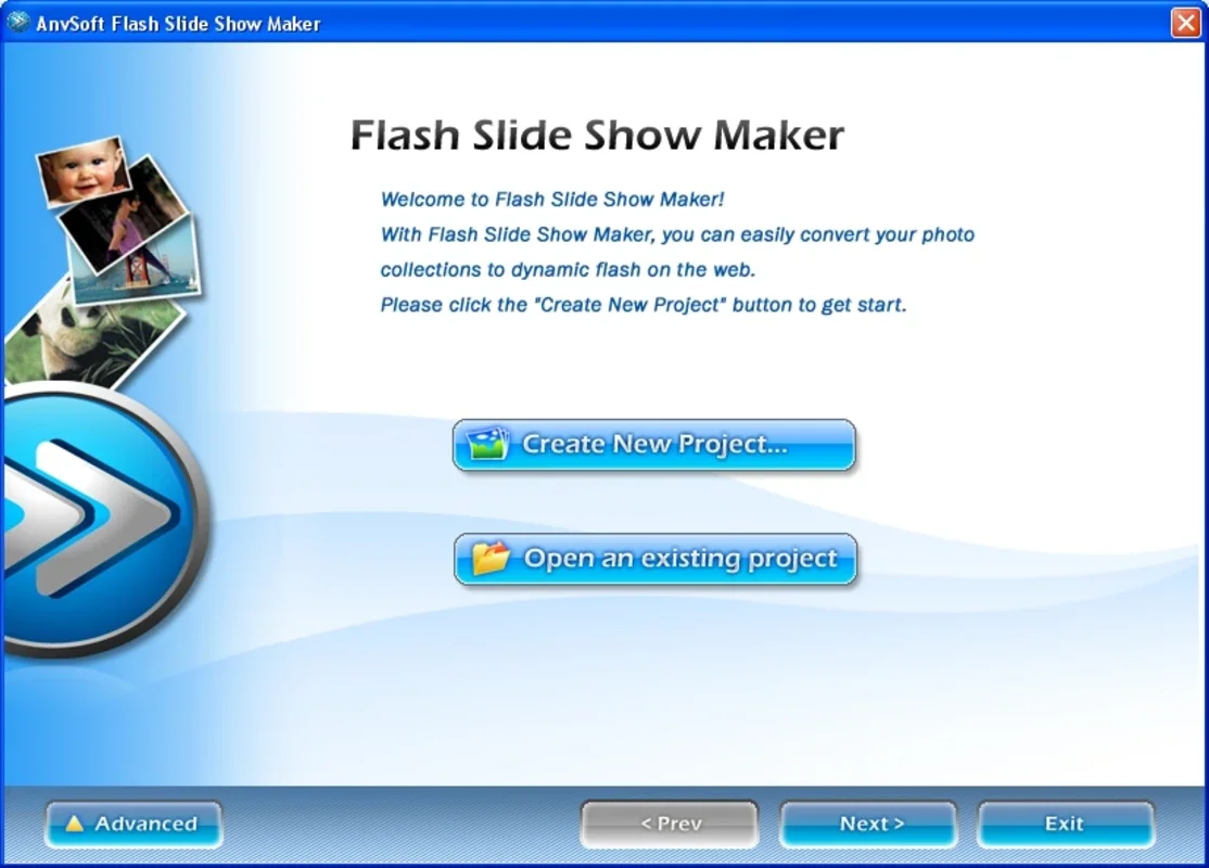 Anvsoft Flash Slide Show Maker for Windows - Create Engaging Presentations