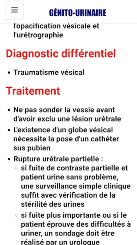 Genito Urinary for Android: Manage Genitourinary Health