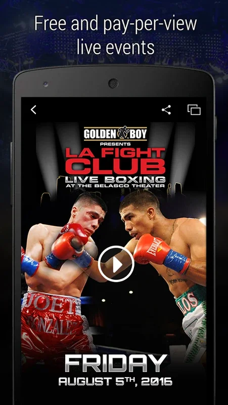 FITE TV for Android - Premier Sports and Entertainment Streaming