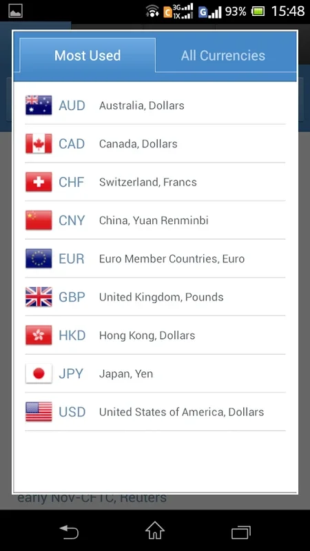 Currency Exchange Rates for Android - Stay Updated on Global Currencies