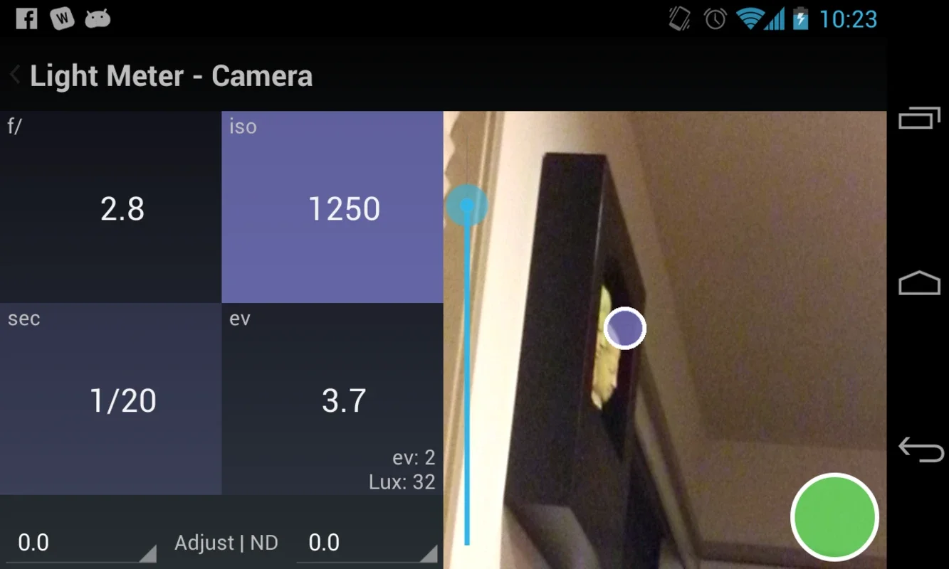 Light Meter Tools - Trial for Android: Accurate Exposure Aid