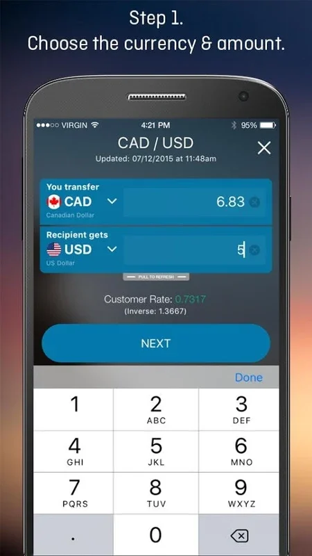 OFX for Android: Secure Global Money Transfers