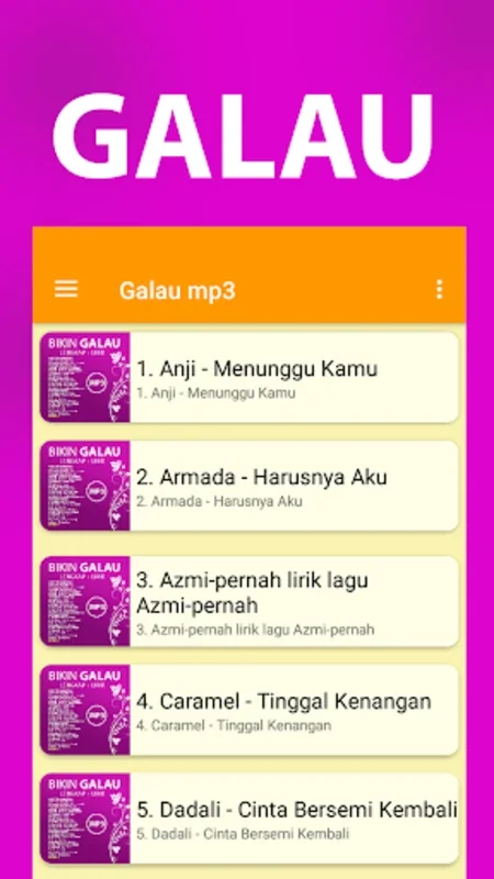 Kumpulan Lagu Galau Offline for Android - Emotional Song Hub