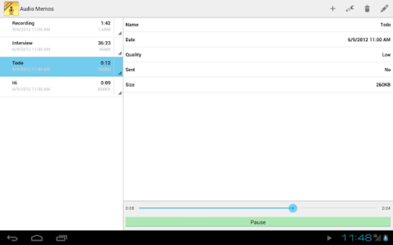 Audio Memos for Android: Professional Voice Recorder