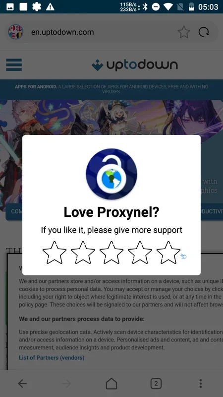 Proxynel for Android - A Feature-Rich Browser