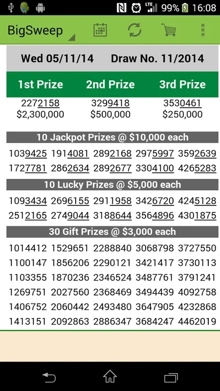 SGPools for Android - Track Singapore Lottery Results Easily