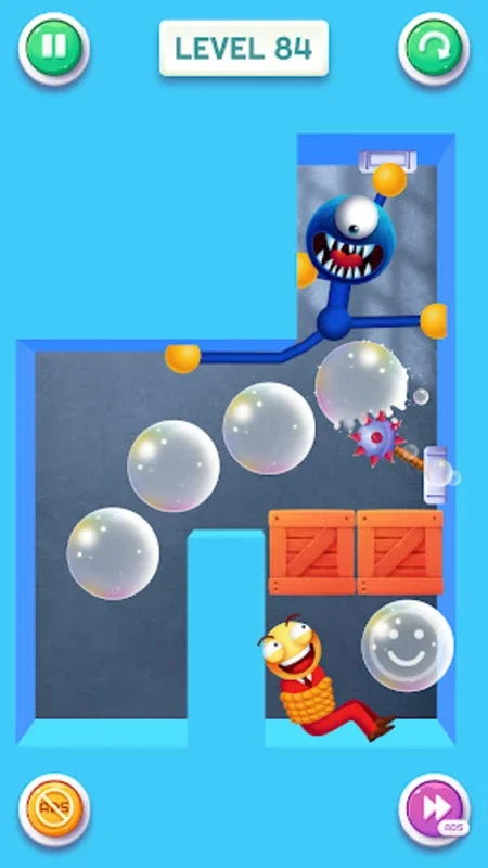 Blue Monster: Stretch Game for Android - Engaging Puzzle Adventure