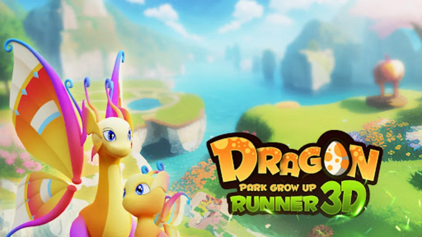 Dragon Park: Grow up Runner 3D for Android - Magical Island Adventure