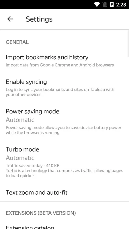 Yandex Browser Beta for Android - Discover New Features